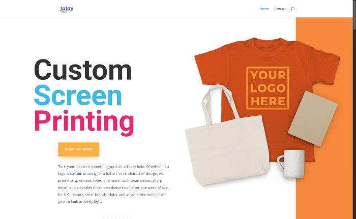 Open Smart: Website Designed For Jojoy Studio, Homepage Screenshot