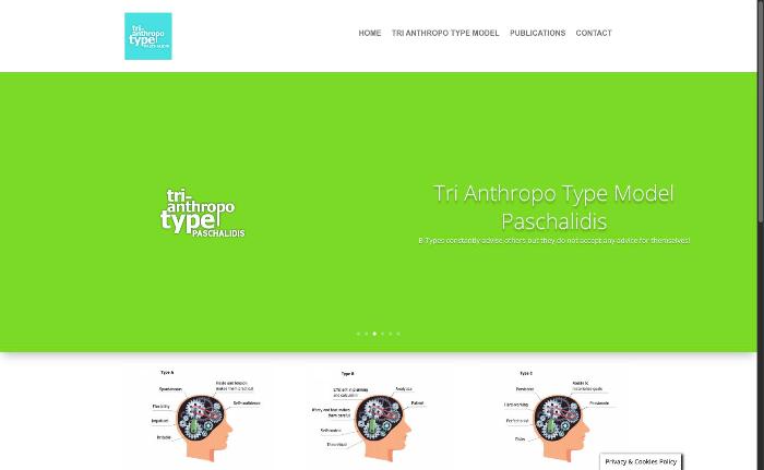 Open Smart: Website Designed For Tri Anthropo Type Model, Homepage Screenshot